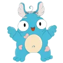 Стикер Милый монстр Кьюриосити