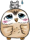 Стикер Owlet