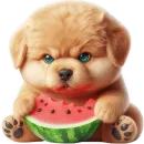 Стикер Маленький ретривер