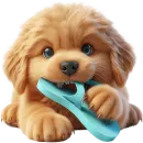 Стикер Маленький ретривер