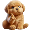 Стикер Маленький ретривер