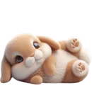 Стикер Вислоухий кролик