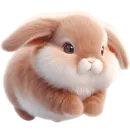 Стикер Вислоухий кролик