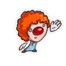 Стикер Little clown by Svetlana Krasnikova