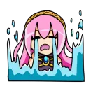 Стикер Loose MEGURINE LUKA