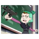 Стикер Cute owl house