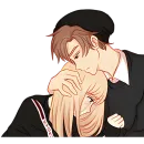 Стикер Любовь в воздухе