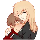 Стикер Любовь в воздухе 2