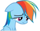 Стикер MLP Rainbow Dash