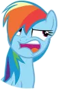 Стикер MLP Rainbow Dash