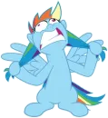 Стикер MLP Rainbow Dash