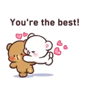 Стикер Milk & Mocha Everyday