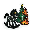 Стикер Mad new year