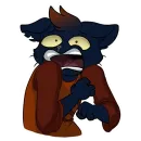 Стикер Mae Borowski from Night in the Woods by SiD'ni