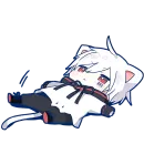 Стикер Мафу котик 2