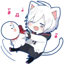 Стикер Мафу котик