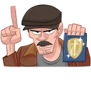 Стикер Майор Гром без текста