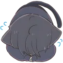 Стикер Мальчик котик