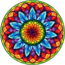Стикер Mandala Art