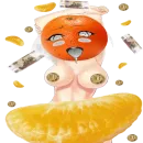 Стикер Мандаринка