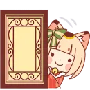 Стикер Манэкинэко тян