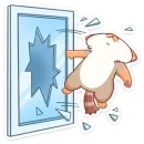 Стикер Манул Ур без текста