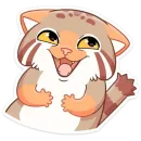 Стикер Манул Ур без текста