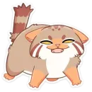 Стикер Манул Ур без текста