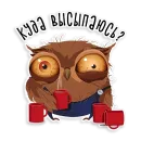 Стикер Marathon Owl