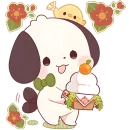 Стикер Зимние Маро и Коро