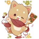 Стикер Зимние Маро и Коро