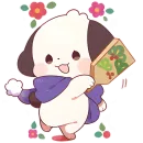 Стикер Зимние Маро и Коро