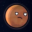 Стикер Марс|・ω・)♪♫*•♪