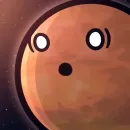 Стикер Марс|・ω・)♪♫*•♪