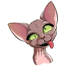 Стикер Маша Сфинкс