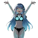 Стикер Reborn тян