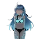 Стикер Reborn тян