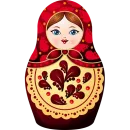 Стикер Matryoshka Dolls