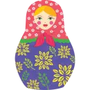 Стикер Matryoshka Dolls