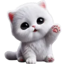 Стикер Милый котик