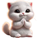 Стикер Милый котик
