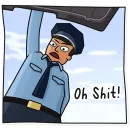 Стикер Meme Police