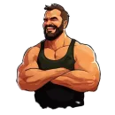 Стикер Брутал