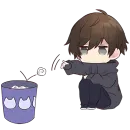 Стикер Менхера кун 10