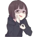 Стикер Менхера тян