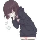 Стикер Менхера тян