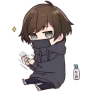 Стикер Менхера-кун 8