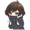 Стикер Менхера-кун 8