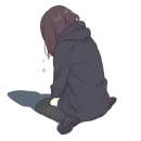 Стикер Menhera Chan