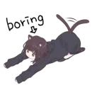 Стикер Menhera Chan